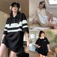 ราคา Lune Graceเสื้อโปโลแขนสั้น โอเวอร์ไซส์ เสื้อแฟชั่นใส่ได้ทั้งผู้หญิงและผู้ชาย ผ้านุ่มใส่สบายแนวเกาหลี พร้อมส่ง (27908870322)