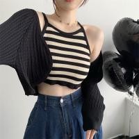 ราคา Lune Grace 5927 เสื้อคลุมแขนยาว ผ้าไหมพรม ตัวในลายทาง ทรงสวยแฟชั่นเกาหลี (20685098440)