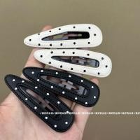 ราคา ขายร้อน F X กิ๊บเงากิ๊บหนีบผมหนังหยดน้ำลายจุดสีดำและสีขาวรุ่นใหม่ของเกาหลีคลิปหนีบผม BB คลิปด้านข้างคลิปผมหน้าม้าคลิปด้านข้างคลิปผมเสีย (29015457747)