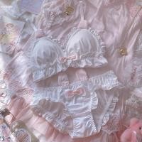 ราคา ขายร้อน F X Lolita ชุดชั้นในผู้หญิงกระต่ายเล็กหน้าอกแบนชุดชั้นในแบบบางไม่มีแหวนเหล็กสามเหลี่ยม (28863751187)