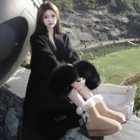 ราคา ราคาพิเศษ เสื้อโค้ทขนสัตว์ F x เสื้อโค้ทสีดำเสื้อโค้ทขนสัตว์แฟชั่นเกาหลีผู้หญิงฤดูใบไม้ร่วงและฤดูหนาวใหม่การออกแบบเสื้อโค้ทเสื้อโค้ทที่ถอดออกได้ (28821067921)