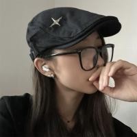 ราคา ราคาพิเศษ หมวกบุคลิกภาพ F X หมวกดีไซน์เฉพาะกลุ่มหมวกสไตล์วินเทจสไตล์ญี่ปุ่นสีเข้มหมวกเบสบอลคู่เบเร่ต์อินเทรนด์หมวกแมทช์ลุคง่าย (27872657536)