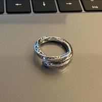 ราคา ขายร้อน แหวนบุคลิกภาพ F X แหวนเปิดแบบใหม่เงินแท้ S925โมเบียสแหวนตัวเลขโรมัน INS ดีไซน์เฉพาะรุ่นเดียวกับผู้ชายและผู้หญิงที่มีมูลค่าสูง (27214254516)