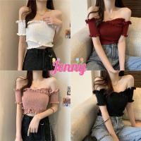 ราคา Jennyพร้อมส่ง เสื้อปาดไหล่ เสื้อเปิดไหล่ สม็อกไขว้หน้า งานสวยผ้า ใส่นุ่มสบายไม่คัน เสื้อไหมพรมปาดไหล่ (25825097398)