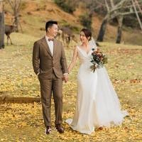 ราคา ชุดแต่งงาน ผ้าซาติน น้ําหนักเบา สไตล์ฝรั่งเศสย้อนยุค เรียบง่าย สําหรับผู้หญิง Qs161 (25567995398)