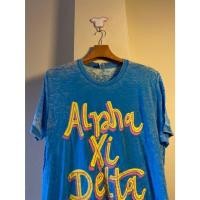 ราคา เสื้อยืดวินเทจสกรีนลาย Alpha xi Delta (28420111426)