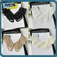 ราคา Yveta ปกเสื้อเชิ้ตปลอม แบบครึ่งตัว ถอดออกได้ แต่งลูกไม้ DIY สําหรับผู้หญิง (23487754830)