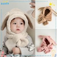 ราคา ของพวกเขา เด็กหมวกคลุมด้วยผ้าผ้าพันคอ ตุ๊กตาหนาอบอุ่นฤดูหนาวเด็กหมวกผ้าพันคอ แฟชั่น กันลม การ์ตูนกระต่ายหูคอป้องกันชิ้นเดียว หมวกไหมพรม หมวก (29918962039)