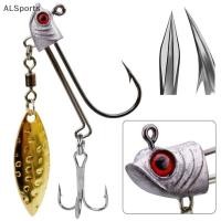 ราคา ALSports ตะขอหัวปลา 1 ชิ้น ตะขอหัวจิ๊ก ตะขอตะกั่วปลา 7g10g17g หัวจิ๊กเบ็ดตกปลา th (28218927268)