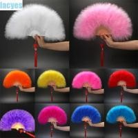 ราคา Lacyes พัดลมขนนกมือถือ พัดลมพับแต่งงานสีสันสดใสจีน อุปกรณ์ถ่ายภาพแบบดั้งเดิมหรูหราพร้อมพู่แสดงพัดลมเต้นรําของตกแต่งบ้าน (29173672703)