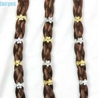 ราคา แลคเยส 200ชิ้นดอกไม้ตกแต่งแหวนผม แหวนคลิปวินเทจกลวงออกแหวนผม ผมถักเปียหลอดเสน่ห์ ทําเอง ทองเงินสไตล์หัวเข็มขัดผมเครื่องประดับ (26823155654)