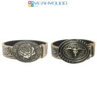 ราคา Yeahyoudo 2000S เข็มขัด Unisex เข็มขัดคาวบอยกางเกงเข็มขัดฮาโลวีนแต่งตัว PU เข็มขัดเอวตกแต่ง (26973690416)