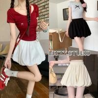 ราคา Paula พร้อมส่ง กระโปรงสั้น กระโปรงพองๆ ทรงเอมินิ เซ็กซี่ กางเกงขาสั้น เอวสูง มีซักใน มีกระเป๋า สาวอ้วนใส่ได้ สไตล์เกาหลี (28510034112)