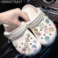 ราคา Hearatract สีสันคริสตัลลูกปัด Pearl Chain DIY อุปกรณ์เสริมเรซิ่นหลายรูปทรงรองเท้าหัวเข็มขัดรองเท้าอุปกรณ์ตกแต่ง F2S4 (29573682519)