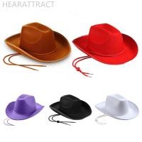 ราคา เฮราทราค หมวกคาวบอยตะวันตกสําหรับผู้ชายผู้หญิงกลางแจ้งปีกกว้างหนัง มารยาท ฤดูร้อนปีกกว้างชายหาดหมวกเดินทางสีดําสีขาวสีชมพู ข4พี1 (29019125517)