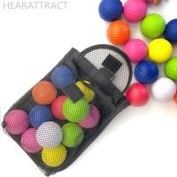ราคา Hearatract แบบพกพาลูกกอล์ฟตาข่ายไนลอนกระเป๋าพร้อมตะขอผ้ากาวในตัวเปิดและปิดถุงเก็บอุปกรณ์กอล์ฟ N1V5 (28169873485)