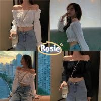 ราคา Rosie พร้อมส่ง เสื้อปาดไหล่แขนยาว เสื้อเปิดไหล่ สม็อกไขว้หน้า งานสวยผ้า ใส่นุ่มสบายไม่คัน เสื้อปาดไหล่แฟชั่น (25124912964)