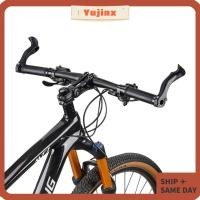 ราคา Yujinx แฮนด์จักรยาน Anti slip Nylon Vice Handle Cow Horn สีดํา MTB Road Bike Grip MTB Road Bike (29723886343)