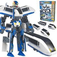 ราคา 2 in 1 China HIGH SPEED Railway Super Train Robot transformation Toy deformation Train Action FIGURE chsr Toy for KIDS Toys (24290274667)