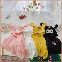 ราคา Jason Sanrio Kuromi Cinnamon Pompom Purin Hooded ฤดูใบไม้ร่วงสาวการ์ตูนซิปเสื้อคลุมแขนยาวด้านบนเครื่องแต่งกายเด็กสบายๆ (28423666023)