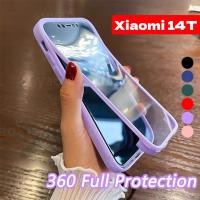 ราคา Full Body 2 In 1 สองด้านป้องกันเคสโทรศัพท์สําหรับ Xiaomi 14T Pro 14TPro 13T 12T 11T Mi Mi14T 2024 ปลอก 360 รวมทุกอย่างเคสกันกระแทกนุ่มปกหลัง (43207066676)