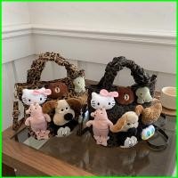 ราคา กระเป๋าสะพายข้างลายเสือดาว สไตล์การ์ตูน น่ารัก ทันสมัย สําหรับผู้หญิง (43113693614)