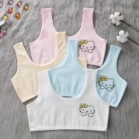 ราคา Doly 6 8 12 ปี วัยรุ่น ชุดชั้นใน สําหรับเด็กผู้หญิง เด็ก จานสี เสื้อไร้สาย ผ้าฝ้ายแท้ ชุดชั้นในยกทรง ระบายอากาศ (11792252799)