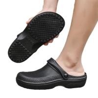 ราคา ผู้ชายผู้หญิงรองเท้าเชฟกันลื่นกันน้ําน้ํามันหลักฐานแฟชั่นครัวทํางานรองเท้าสบายๆรองเท้า แพทยศาสตร์7n (41157795902)