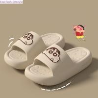 ราคา รองเท้าแตะพื้นหนา EVA ลายการ์ตูน Crayon Shin chan แบบANTI SLIP สไตล์ฮอมเวียร์ (43013206653)