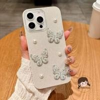 ราคา ใหม่ 3D Pearl Butterfly Glitter เคสโทรศัพท์สําหรับ Realme Narzo 70X 60X 70 60 Pro 50A Prime 30 30A 20 Pro N65 N55 2 Pro P1 Pro V11 Q U1 GT Master 5G 4G Shiny Casing Luxury Hard Cover (26589583917)