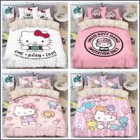 ราคา SY3 Sanrio Hello Kitty 3in1 ชุดเครื่องนอนผ้าปูที่นอนผ้านวมบ้านห้องนอนล้างทําความสะอาดได้สบายชุด YS3 (41012256450)
