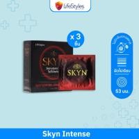 ราคา LifeStyles Skyn Intense ถุงยางอนามัยผิวมีปุ่ม ผลิตจากยางสังเคราะห์ ขนาด 53มม บรรจุ 1กล่อง 3 ชิ้น (12301197073)