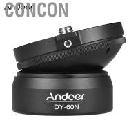 ราคา Concon Andoer DY 60N Tripod Lailing Base Base Adjusting Plate Aluminum Alloy 3 8 นิ้วอินเทอร์เฟซกับกระเป๋าระดับฟองสำหรับกล้อง Canon Nikon Sony DSLR (41450772320)