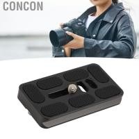 ราคา concon th asixxsix metal plate release plate camera tripod มาตรฐาน 38 มม พร้อมการออกแบบสล็อตที่เข้ากันได้ของ ArcA เหมาะสำหรับกล้องส่วนใหญ่ 1 4in ด้ายไม่ใช่แผ่นยางแบบลื่น (42214413393)