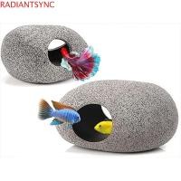 ราคา Radiantsync ตกแต่งตู้ปลา Hiding ประดิษฐ์ Aquarium Shelter Hideout สําหรับปลากุ้ง Rock House (26068417815)
