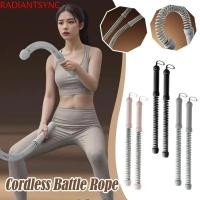 ราคา RADIANTSYNC เชือกรบไร้สาย Rebound Non Slip Gym Battle Rope แท่งออกกําลังกายเปลี่ยนฤดูใบไม้ผลิสแตนเลสทนทานแถบฝึกความแข็งแรง Home Fitness (43252385029)