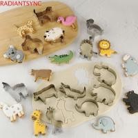 ราคา RADIANTSYNC แม่พิมพ์บิสกิตไดโนเสาร์ เครื่องตัดคุกกี้ไดโนเสาร์น่ารักสแตนเลส เครื่องมือขนมการ์ตูนสัตว์รูปร่างบิสกิตตัดพรรค (43159234189)