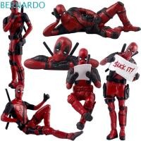 ราคา BERNARDO 6 ชิ้น เซ็ต Deadpool 3D ตัวเลข PVC อ่าน Deadpool ของเล่น ของขวัญวันเกิด 1 2 Gen Lying Marvel ตัวเลขของเล่นเด็ก (41562265728)