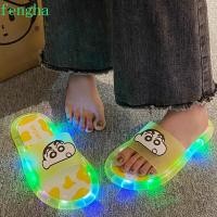 ราคา FENGHA รองเท้าแตะเครยอนชินจัง รองเท้าแตะสาวเรืองแสงเครยอนชินจัง PVC น่ารัก Kawaii การ์ตูนรองเท้าแตะผู้หญิงมีไฟกลางแจ้ง (28883735732)