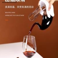 ราคา ADTH คริสตัล U รูปขวดเหล้าไวน์กล่องของขวัญ Swan ขวดเหล้า Creative Wine Separator Martijn (44358674814)