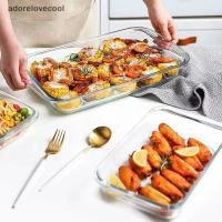 ราคา ADTH สูง Borosilicate ชามแก้วกล่องอาหารกลางวันพร้อมฝาปิดไมโครเวฟความร้อนเตาอบ Baking Fresh Keeping Bacon ถาด Home Kitchen Tableware Martijn (29589352469)
