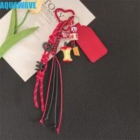 ราคา AQUAWAVE พวงกุญแจเชือกถักหนัง เชือกถัก PU บิสกิตพวงกุญแจรถ Creative Heart Charm Handmade Anti Lost พวงกุญแจตัวอักษรภาษาอังกฤษเด็กสาว (27337490213)