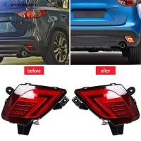 ราคา SECRETSPACE คู่ Auto LED ด้านหลังกันชน Reflector ไฟขับรถเบรคคําเตือนแบบไดนามิกไฟเลี้ยวโคมไฟสําหรับ Mazda CX5 CX 5 2012 2016 DC12V A9X6 (44007818840)