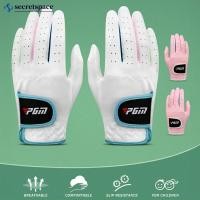 ราคา SECRETSPACE 1 คู่ถุงมือกอล์ฟเด็ก Super Fiber Anti Slip Breathable กีฬาถุงมืออุปกรณ์กอล์ฟ K4M3 (43602258736)