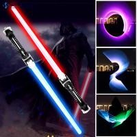 ราคา Secretspace Star Wars Lightsaber Light Saber Force Dueling แบตเตอรี่ขับเคลื่อนเสียงโลหะดาบคอสเพลย์ Luminous ของเล่นเด็ก H9Q1 (26215933610)