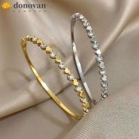 ราคา DONVAN กําไลข้อมือซ้อน Rhinestone Love Heart ลูกปัดสร้อยข้อมือ เครื่องประดับทองเงินประกายสแตนเลสแฟชั่นกําไลข้อมือสแตนเลส Party (28990622984)