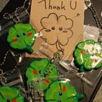 ราคา พวงกุญแจดินปั้น ใบโคลเวอร์ Clover เนื่องจากเป็นงานสั่งทำ ของดรับปลายทาง เวลาทำ3 4วัน (41656292003)