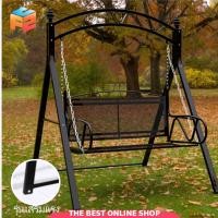 ราคา รุ่นหนา ชิงช้าเหล็ก เก้าอี้ชิงช้า 2ที่นั่ง แข็งแรง garden swing chair (23550192961)