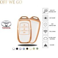 ราคา Off WE GO Toyota Alphard Vellfire Innova Camry Prius Altis Hilux ฝาครอบเคสกุญแจรีโมทรถยนต์ (26023052336)