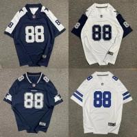 ราคา NO 88 NFL Rugby Jersey American Football Street Sports เสื้อยืดแขนสั้น Hip Hop Plus Size Tops (26884240624)